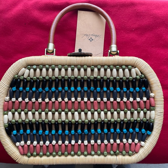 Patricia Nash Handbags - NWT PATRICIA NASH WICKER MULTIBEAD HANDBAG. ***look at description